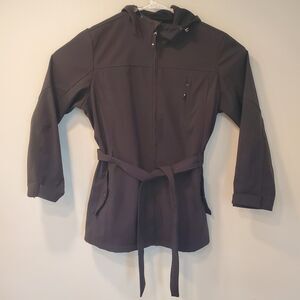 Zero Below by Rothschild Women’s 1X Black Belted Softshell Hooked Jacket